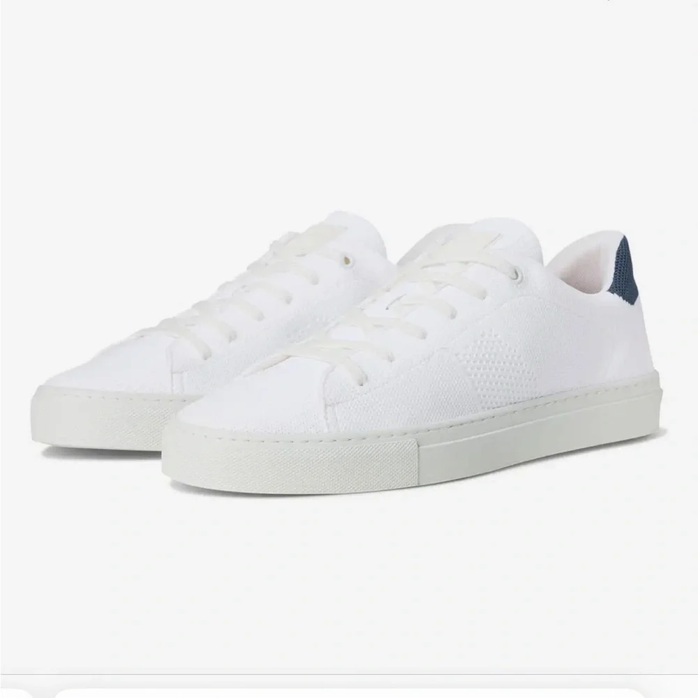 NWOB GREATS BROOKLYN G-Knit White / Navy Sneakers Mens Size: 11
